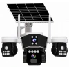 X5Tech 95GS 3 Kameralı 4G Solar Sim Kartlı PTZ IP Sesli Akıllı Güvenlik Kamera ( 3+3+3 MP )