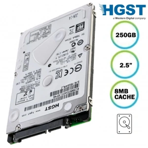 250GB HGST 5400rpm 2.5 inç SATA PC/DVR/CCTV Güvenlik Kamerası Diski