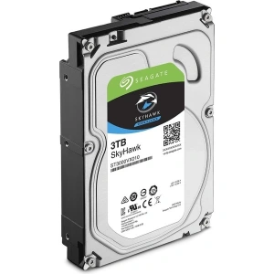 3TB 7/24 SEAGATE SKYHAWK 5900RPM 3.5 SATA 3 6Gbit/s 64MB Güvenlik Kamerası Diski ST3000VX010