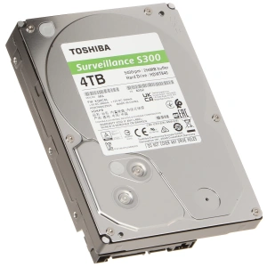 4TB 7/24 TOSHIBA S300 (Disp. TR Toshiba Garantili) 5400RPM 3.5 SATA 3 6Gbit/s 256MB Güvenlik Kamerası Diski HDWT840UZSVA