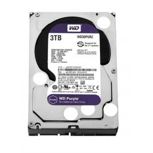 WD Purple 3TB 3,5 SATA III 6Gbit/s 64MB 7/24 Güvenlik Kamerası Diski WD30PURZ