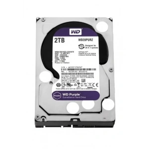 2TB WD WD20PURZ 7/24 5400RPM 3.5 SATA 3 6Gbit/s 64MB Güvenlik Kamerası Diski