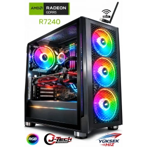 J-TECH EntryX i5 2300 16GB RAM 256GB SSD GDDR5 R7240 4GB Gaming Oyuncu Bilgisayarı