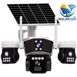 X5Tech RX-95WS 3 Kameralı Solar WiFi PTZ IP Sesli Akıllı Güvenlik Kamera ( 3+3+3 MP )