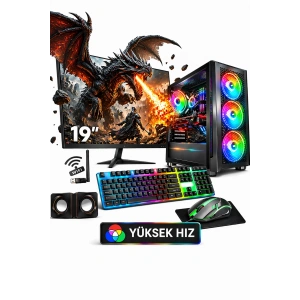 J-TECH WorkLine i5 3470 8GB 256GB SSD 19 Monitör Masaüstü Bilgisayar