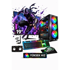 J-TECH Corsair i5 3470 16GB 256GB SSD 19 Monitör Masaüstü Bilgisayar