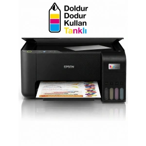 Epson Ecotank L3210 Çok Fonksiyonlu Tanklı Yazıcı (Uyumlu Mürekkepli)