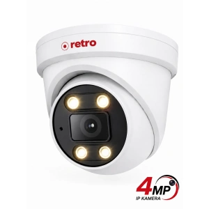 Retro RT-AD2204 4MP IP Poe 2.8MM Gece Renkli iç Mekan Dome Kamera
