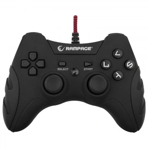 Rampage Pulse Wave PS3/PC X INPUT Siyah USB 1.8m Joypad