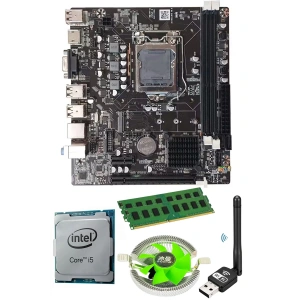 B34 i5-3470 3.60GHz 16GB RAM H61 WiFi CPU Fan Bundle Anakart Komple SET