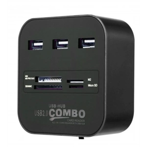 Concord C-847 SD/TF/3X USB 60CM Kablo  3 Port Usb Çoğaltıcı