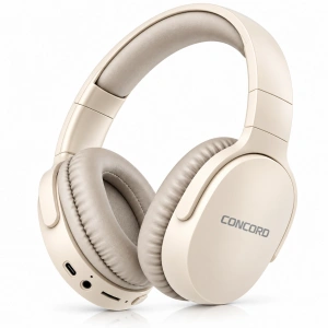 CONCORD C-930 Bluetooth Kablosuz Kulaklık BT/TF Destekli Headset Beyaz