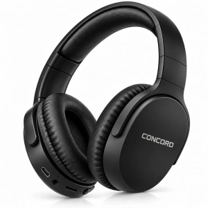 CONCORD C-930 Bluetooth Kablosuz Kulaklık BT/TF Destekli Headset Siyah