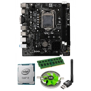 CoreX i3 2100 3.10GHz 8GB RAM H61 WiFi CPU Fan Bundle Anakart Komple SET