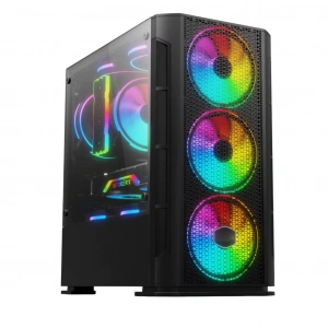 GamX 4X RGB Fan Temperli CAM Gaming Oyuncu Kasası Powersiz