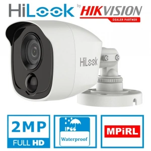 Hikvision HiLook THC-B120-MPIRL 2MP 3.6mm Işıklı Uyarı Alarm TVI/AHD/CVI/CVBS Bullet Kamera