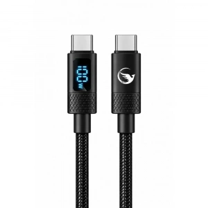 SPRANGE SR-15 100W 5A Type-C Data ve Şarj Kablosu Siyah
