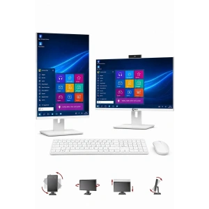 J-TECH AngLe i5 6500 16GB RAM 256GB SSD 24 Pivot - Webcam - WiFi All in One Bilgisayar