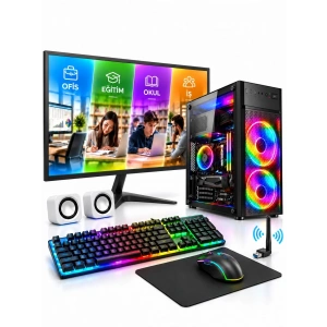 J-TECH Intel Core i3-2100 8GB RAM 128GB SSD 19 Masaüstü Bilgisayar S1161