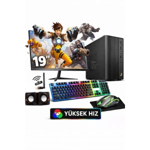 J-TECH Newest i5-3470 8GB 256GB SSD 19” Masaüstü Bilgisayar