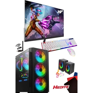 J-TECH P12882 i5 6500 16GB 256GB SSD 19 Monitör Masaüstü Bilgisayar