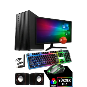 J-TECH P409 i5 3470 8GB 128GB SSD 19 Monitör Masaüstü Bilgisayar