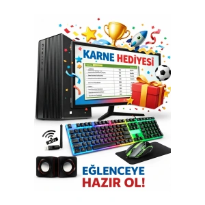 J-TECH P410 i5 3470 16GB 256GB SSD 19 Monitör Masaüstü Bilgisayar