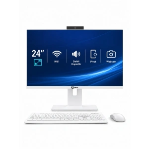 J-TECH ProLine i5 3470 16GB RAM 256GB SSD 24 Pivot - Webcam - WiFi All in One Bilgisayar