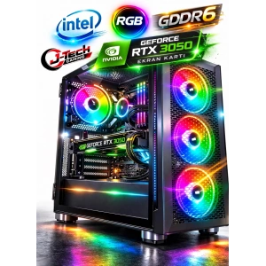 J-TECH StormX i5 6500TE 16GB RAM 256GB SSD RTX3050 Gaming PC