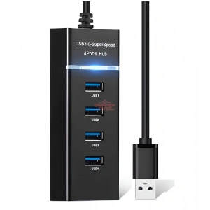 Platoon PL-5717 30CM Kablo 4 Port USB Çoğaltıcı Hub USB 3.0 Tak Çalıştır