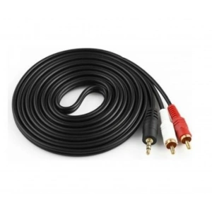 Platoon PL-8561 3M Metre Rca Aux 3.5mm Ses Sistemi Kablosu