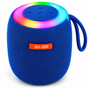 SH-309 USB TF Aux Girişi Bluetooth 5.0 RGB Hoparlör