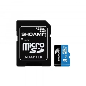 Shoami SH-M8 8GB microSDHC Card High Speed Class 6 4K UltraHD SPEED UP TO 20MB/s (Max) Hafıza Kartı