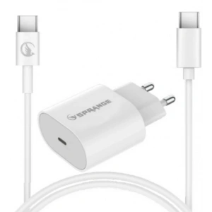 Sprange P-T18 25W USB-C PD Hızlı Şarj Başlık ve Data Kablosu