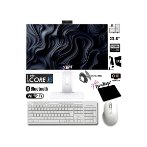 T64 i5-6400 16GB RAM 256GB SSD 24 Pivot Webcam Bluetooth - WiFi All in One Bilgisayar