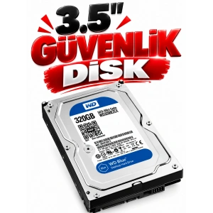 WD Blue 320GB 8MB Sata 3Gb/s Harddisk Güvenlik Disk WD3200LPVT