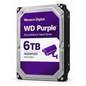WD Purple WD62PURZ 3.5 6 TB 5400 RPM SATA 3 HDD Güvenlik Diski