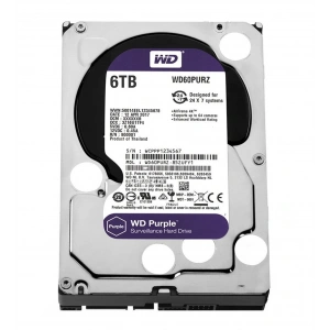 WD Purple WD62PURZ 3.5 6 TB 5400 RPM SATA 3 HDD Güvenlik Diski