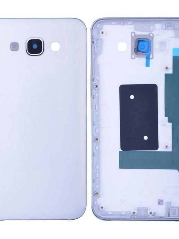 Samsung Uyumlu Galaxy E7 E700 Kasa Kapak Beyaz Çıtasız