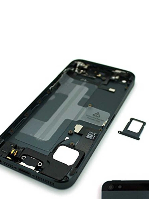 Apple Uyumlu iPhone 5 Kasa Siyah Dolu