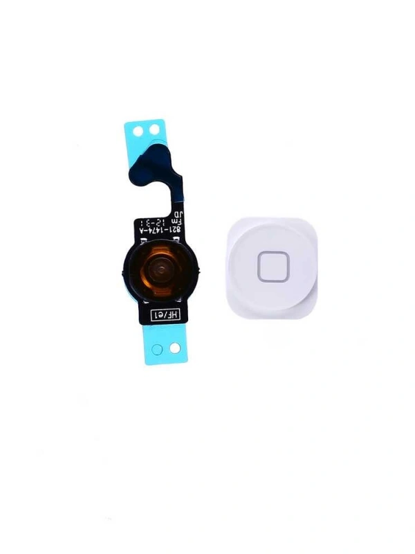 Apple Uyumlu iPhone 5 Home Tuş Bordu Filmi Beyaz