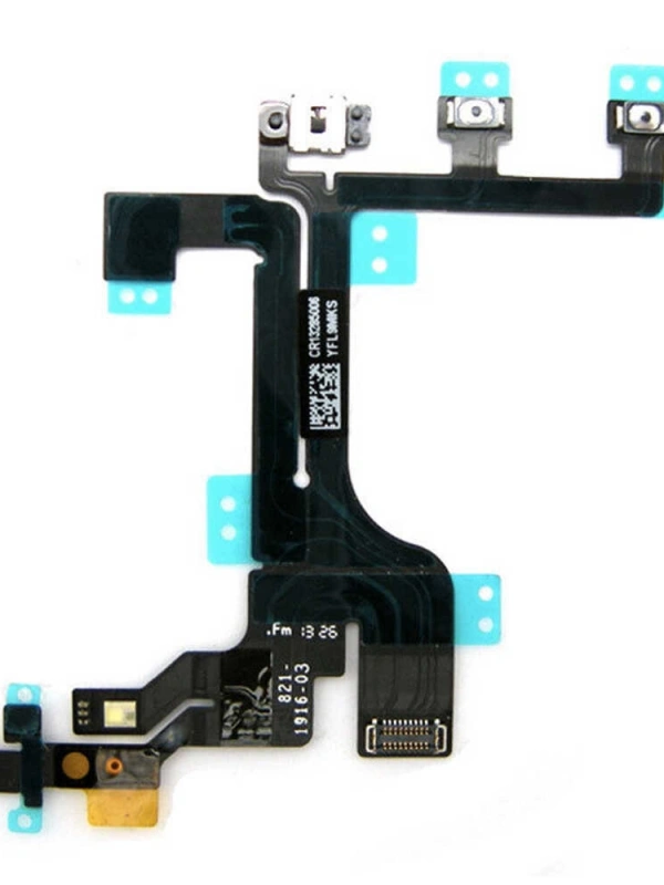 Apple Uyumlu iPhone 5c On Off Power Yan Ses Filmi Flex