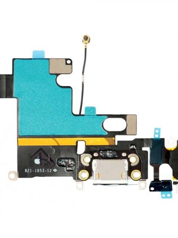 Apple Uyumlu iPhone 6 Kulaklık Soketli Şarj Soketli Film Beyaz