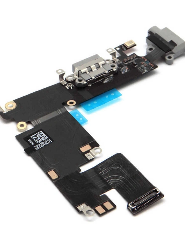 Apple Uyumlu iPhone 6 Plus Kulaklık Soketli Şarj Soketli Film Siyah