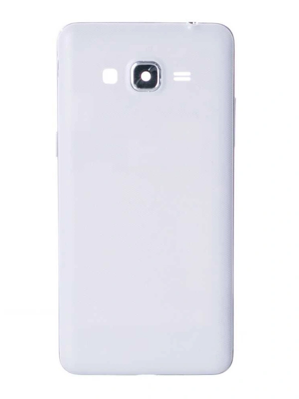 Samsung Uyumlu Galaxy Grand Prime G530 Kasa Kapak Beyaz No Duos Çıtasız