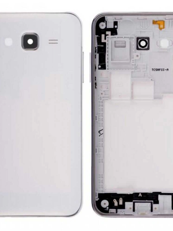 Samsung Uyumlu Galaxy J5 J500 Kasa Kapak Beyaz Duos Çıtasız