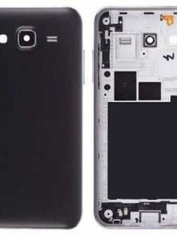 Samsung Uyumlu Galaxy J5 J500 Kasa Kapak Siyah Duos Çıtasız