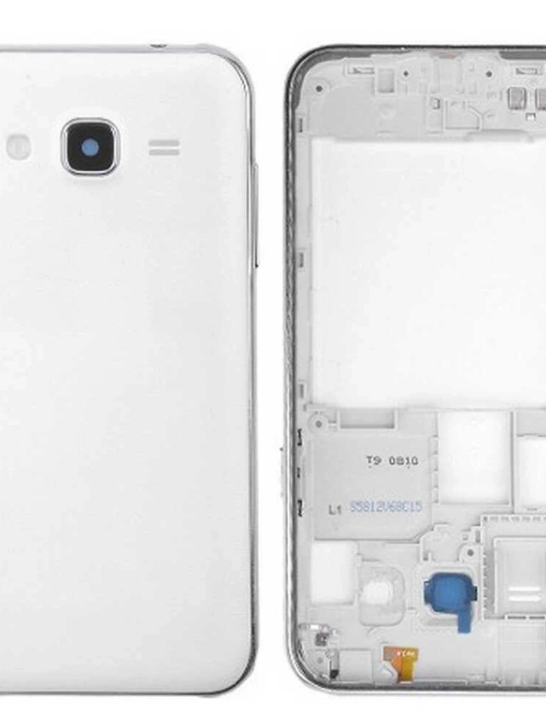 Samsung Uyumlu Galaxy J2 J200 Kasa Kapak Beyaz Duos Çıtasız