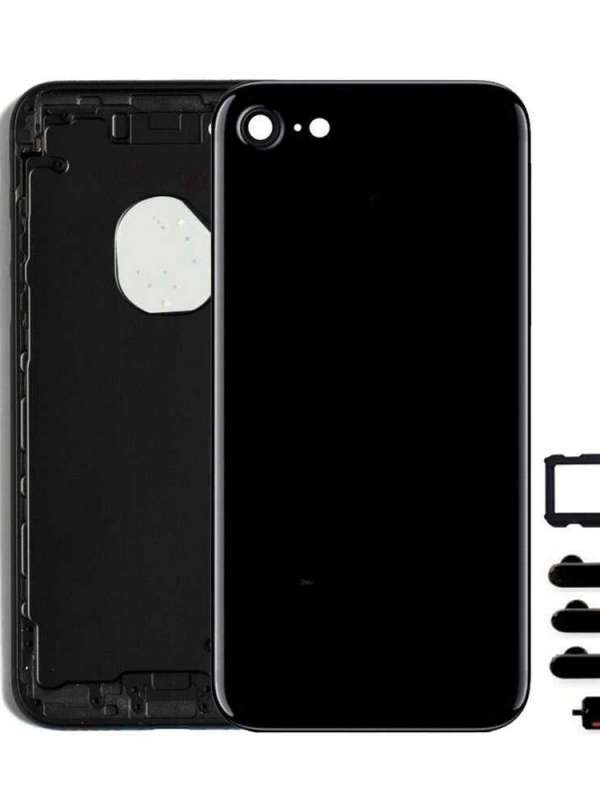 Apple Uyumlu iPhone 7 Kasa Jet Black Boş