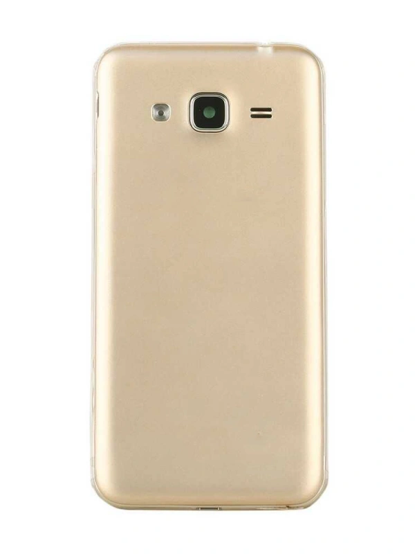 Samsung Uyumlu Galaxy J3 J320 Kasa Kapak Gold Duos Çıtasız